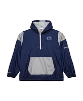 Mitchell & Ness Men's Navy Penn State Nittany Lions Team 3.0 Anorak Half-Zip Hoodie Sweatshirt