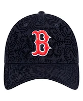 New Era Women's Navy Boston Red Sox Flair 9TWENTY Adjustable Hat