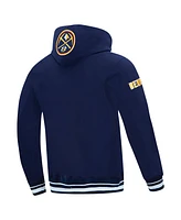 Pro Standard Men's Navy Denver Nuggets Area Code Pullover Hoodie