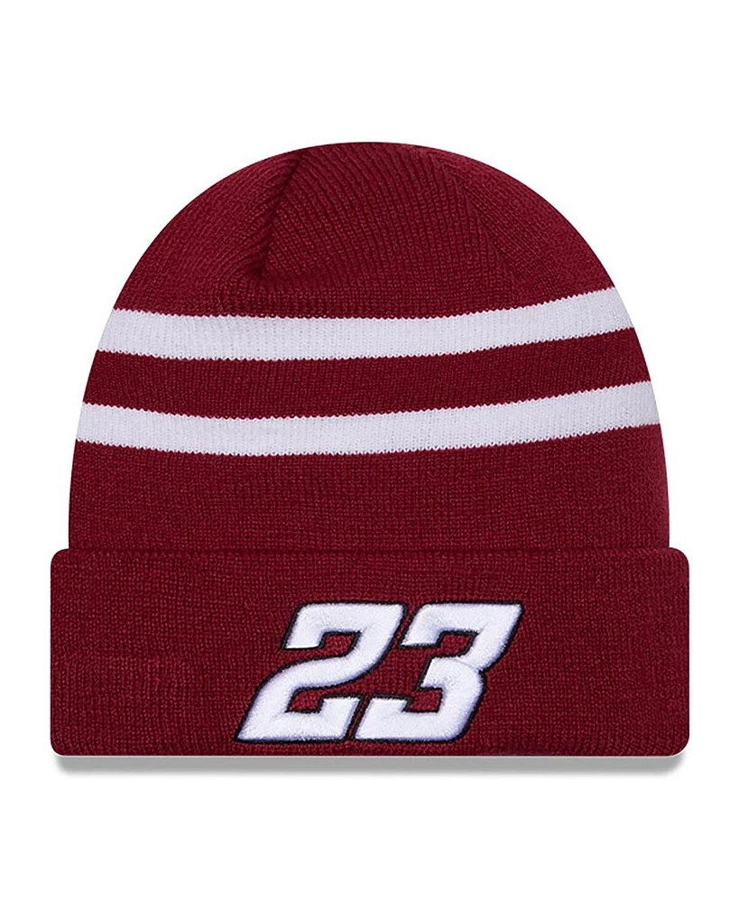 New Era Men's Cardinal/White Bubba Wallace Cuffed Knit Hat
