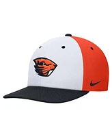 Nike Men's White/Orange Oregon State Beavers Pro Performance Snapback Hat