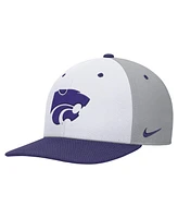 Nike Men's White/Gray Kansas State Wildcats Pro Performance Snapback Hat