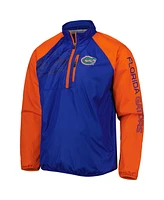 G-iii Sports by Carl Banks Men's Royal/Orange Florida Gators Point Guard Raglan Half-Zip Jacket