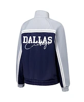 G-iii 4her By Carl Banks Women's Navy Dallas Cowboys Post Game Full-Zip Track Jacket