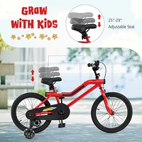 Kids Bike with Led Lights Adjustable Bicycle for Fun and Safe Riding