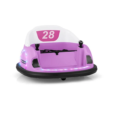 12V 360° Ride on Bumper Car for Toddlers with Remote Control