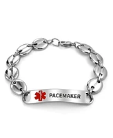 Bling Jewelry Pacemaker Identification Mariner Medical Alert Id Bracelet 8.5