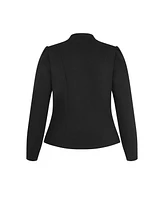 City Chic Plus Praise Jacket