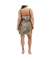 Plus Mini Disco Dress