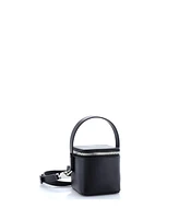 Pre-Owned Salvatore Ferragamo Micro Gancicni Top Handle Vanity Case Leather