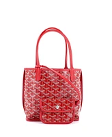 Pre-Owned Goyard Mini Anjou Reversible Tote Coated Canvas
