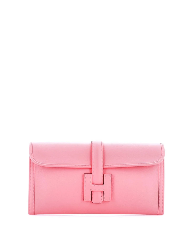 Pre-Owned Hermes 29 Jige Elan Clutch Verso Evercolor