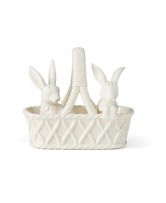 Lenox Wicker Creek Bunny Salt & Pepper Set