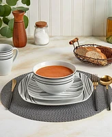 Tabletops Unlimited Justin 16-Pc. Dinnerware Set, Service for 4