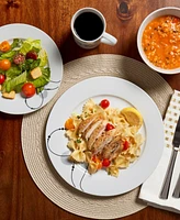 Tabletops Unlimited Jacqueline 16-Pc. Dinnerware Set, Service for 4