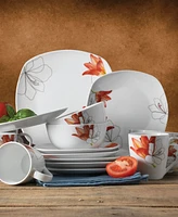 Tabletops Unlimited Lily 16-Pc. Dinnerware Set, Service for 4