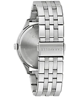 Caravelle Men's Classic Stainless Steel Bracelet Watch 41mm
