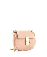 Pre-Owned Chloe Mini Drew Crossbody Bag Leather