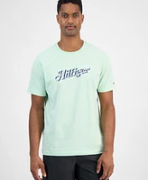Tommy Hilfiger Men's Short Sleeve Crewneck Script Logo T-Shirt