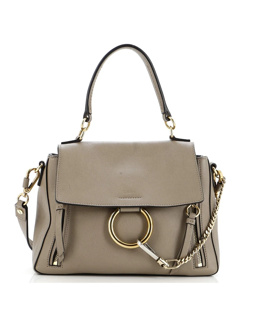 Pre-Owned Chloe Small Faye Day Bag Leather