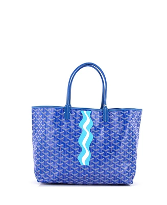 Pre-Owned Goyard Pm Saint Louis Tote Printed Coated Canvas