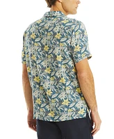 Nautica Men's Floral Button-Up Camp Shirt