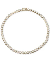 Emily in Paris Gold-Tone Cubic Zirconia Bezel 16" Collar Necklace