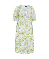 City Chic Plus Roselle Midi Dress