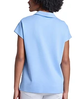 Jones New York Women's Serenity Knit Polo-Collar Top