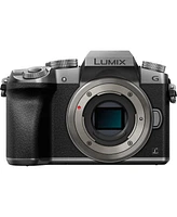 Panasonic Lumix Dmc-G7 Mirrorless Camera with Lumix G Vario 14-42mm Lens, Silver