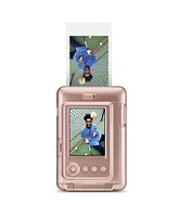 Fujifilm Instax Mini Hybrid LiPLay Instant Camera (Blush Gold)