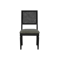 Liberty Furniture, Panel Back Side Chair (Rta), Blackstone Finish