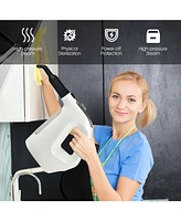 Handheld MultiPurpose Steam Cleaner with 17 Pieces, 350ml Large Capacity Steam Mop Continuous Fill water, Portable Chemical-Free Steamer for Home Use