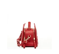 Susu Leather Cat Bag Red Crossbody