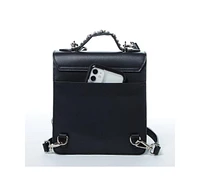 Susu Convertible Leather Backpack Purse Crossbody Bag Women's Handbag