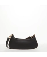 Susu The Emily Leather Baguette Bag Black