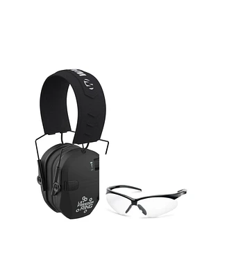 Walkers Razor Slim (Let Freedom Ring) Earmuffs with Shooting Glasses