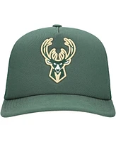 Mitchell & Ness Men's Hunter Green Milwaukee Bucks Core Evergreen Otc Trucker Adjustable Hat