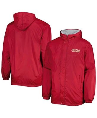 Dunbrooke Men's Scarlet San Francisco 49ers Big Tall Legacy Stadium Full-Zip Jacket