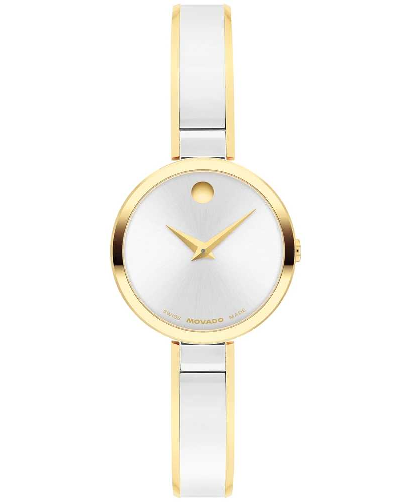Movado Women's Moda Swiss Quartz Stainless-Steel Yellow Pvd Watch, 24mm