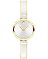 Movado Women's Moda Swiss Quartz Stainless-Steel Yellow Pvd Watch, 24mm