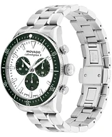 Movado Men's Calendoplan S Swiss Quartz Chrono Stainless-Steel Watch, 42mm