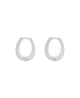 And Now This Graduated Huggie Hinged Hoop Earrings