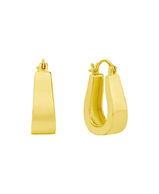And Now This Polished Click Top Hoop Earrings