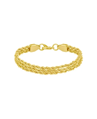 And Now This Triple Twisted Rope Chain Bracelet