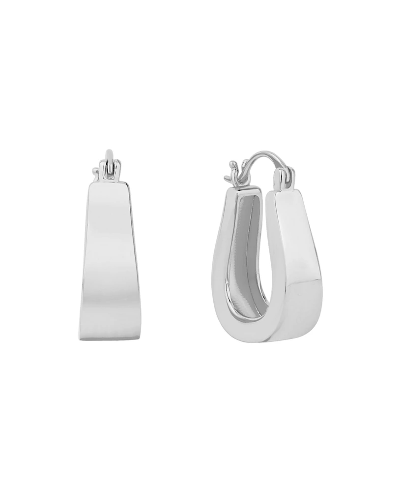 And Now This Polished Click Top Hoop Earrings