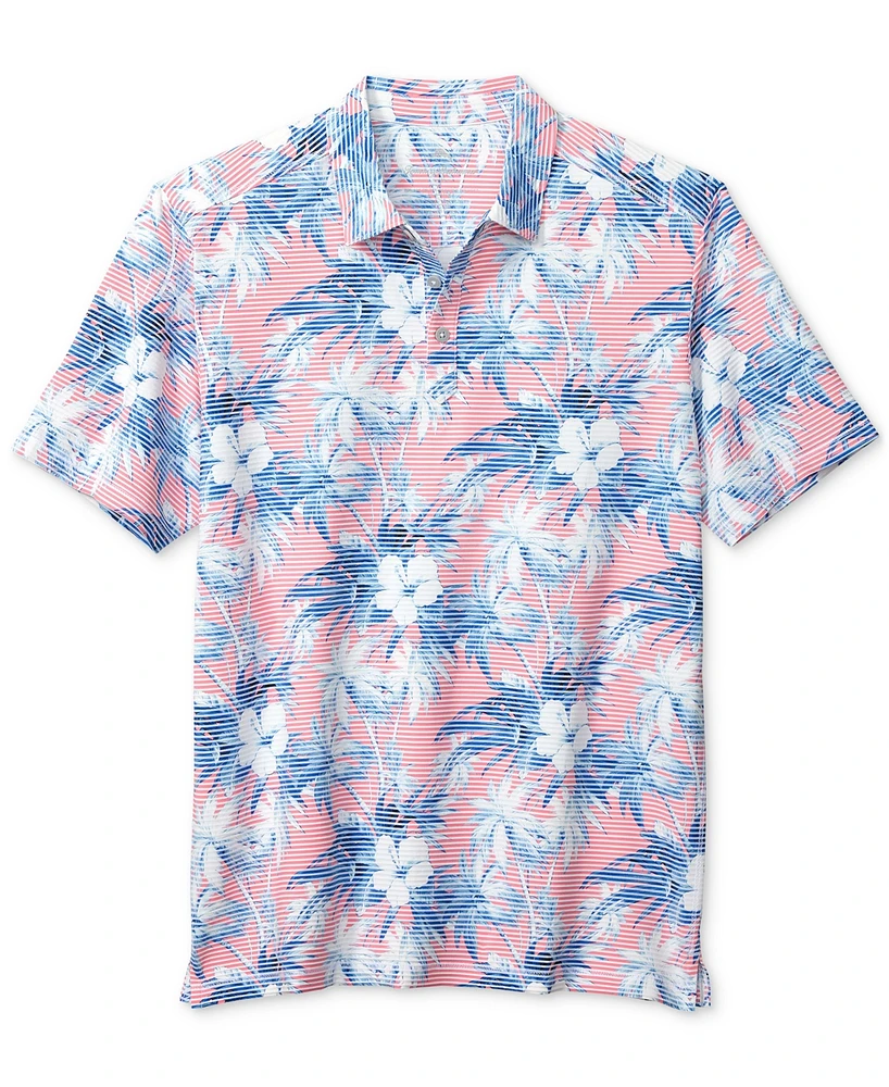 Tommy Bahama Men's Costa Wave Hibiscus Polo