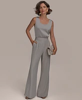 Donna Karan New York Women's Pleated Wide-Leg Pants