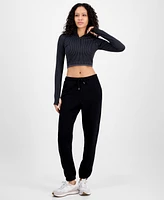 Id Ideology Women's Soft-Touch Ankle Knit Joggers, Exclusively at Macy's
