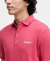 A|X Armani Exchange Men's Logo Polo Shirt